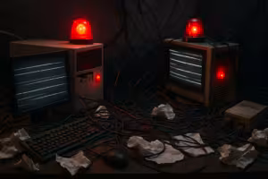 Configuración caótica de la comparación de alojamientos con errores técnicos