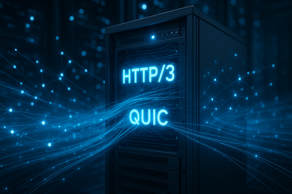 Server con protocollo HTTP/3 QUIC per un web hosting veloce
