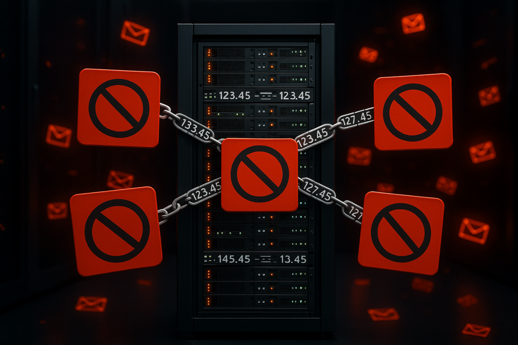 IP del mailserver nella blacklist a causa della responsabilità congiunta nell'hosting condiviso