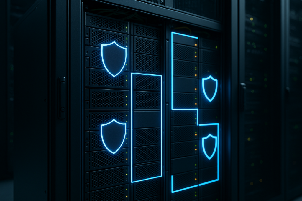 Server con isolamento dell'inquilino nella sicurezza dell'hosting condiviso