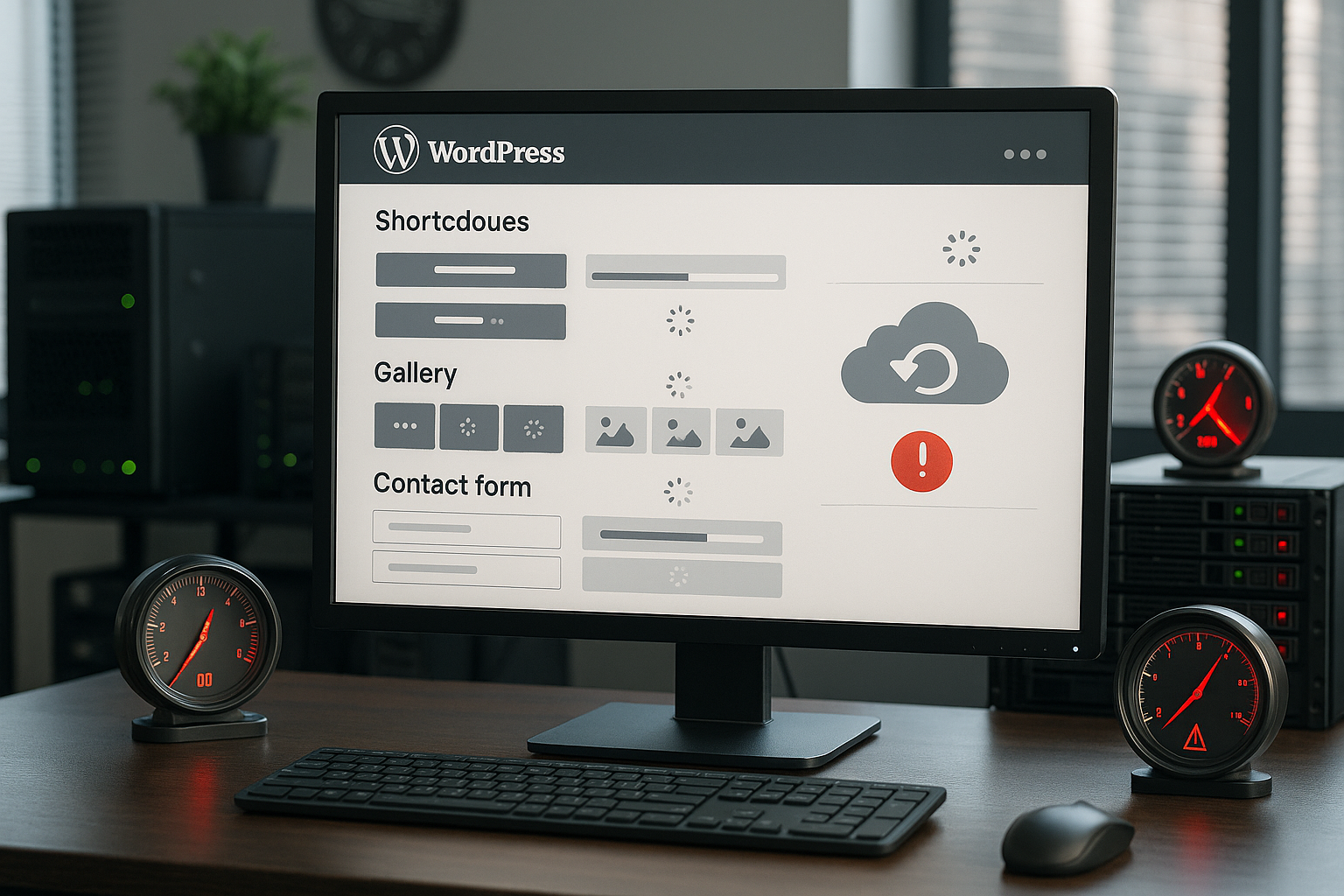 WordPress shortcodes problemas de rendimiento con el tiempo de carga lenta