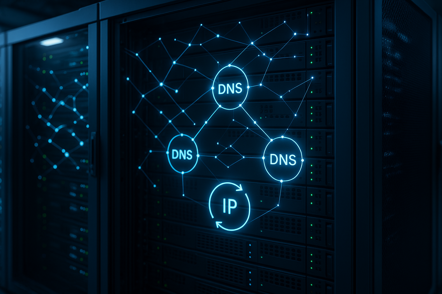データセンターのサーバーでDNSラウンドロビンのロードバランシング