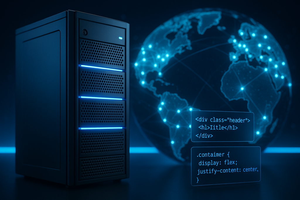 Moderno ambiente di hosting JAMstack con distribuzione globale su tutto il perimetro