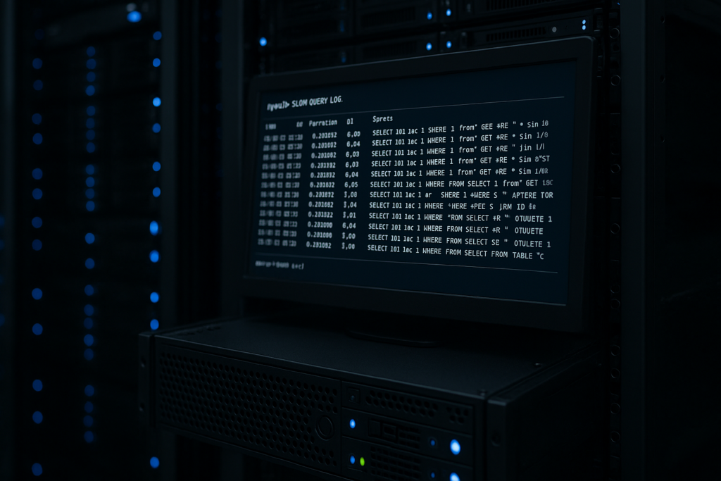 Analisi del registro delle query lente di MySQL sul server di hosting