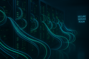 Secure mail server with network technology and DNS infrastructure