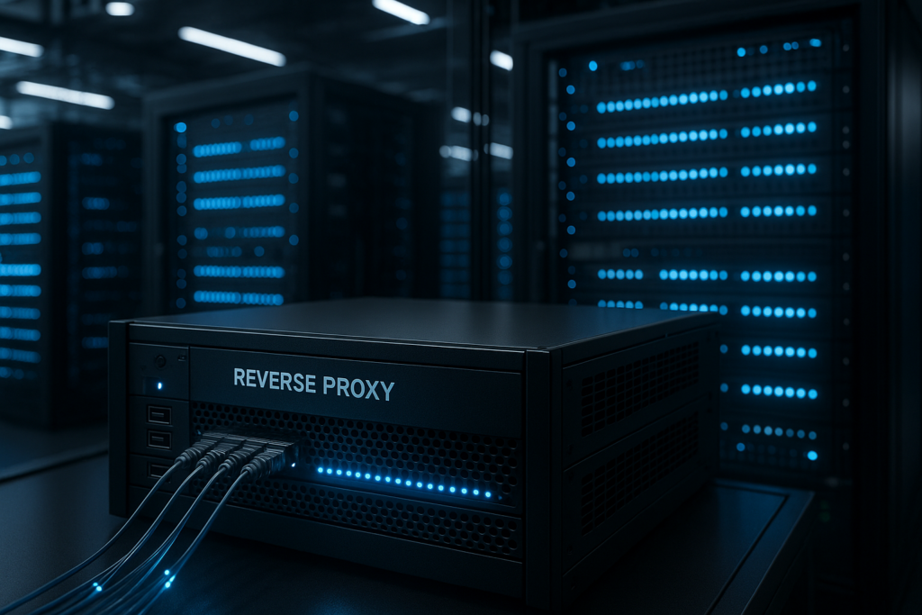 Architettura reverse proxy nel web hosting con bilanciamento del carico