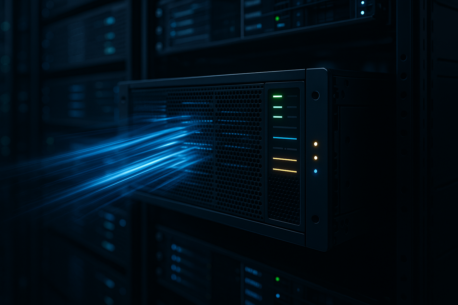 Server capacity planning in web hosting with monitoring dashboard