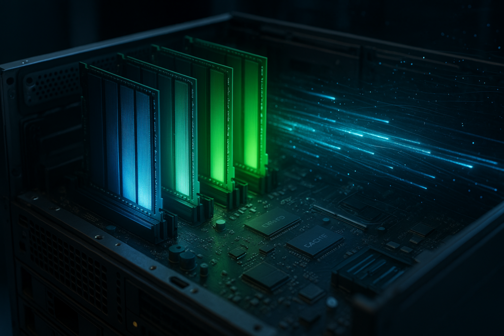 Utilizzo della RAM del server con la cache del buffer e le risorse libere nell'hosting