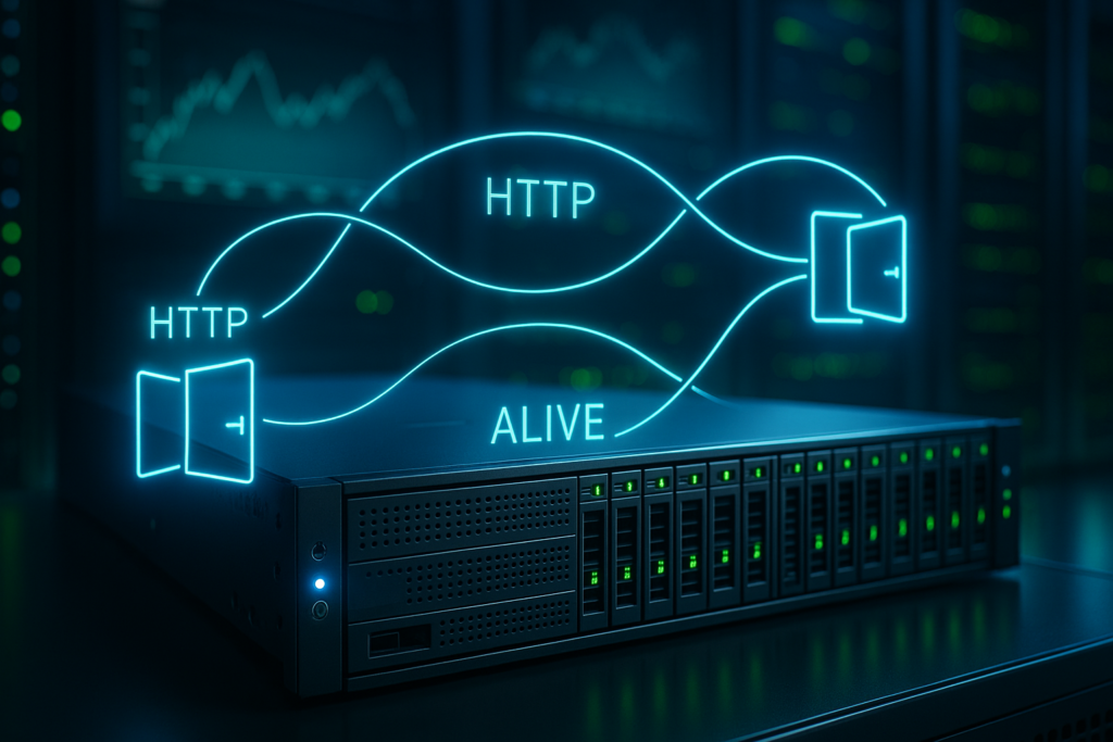 Сервер с функцией повторного использования HTTP-соединений и оптимизацией keep-alive для повышения производительности
