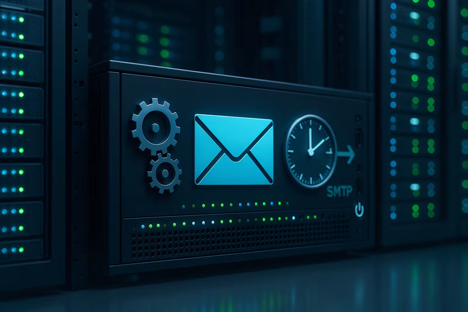 Mailserverkø med indstillinger for gentagelsesstrategi og levetid