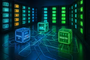 Service discovery hosting for microservices in a container environment