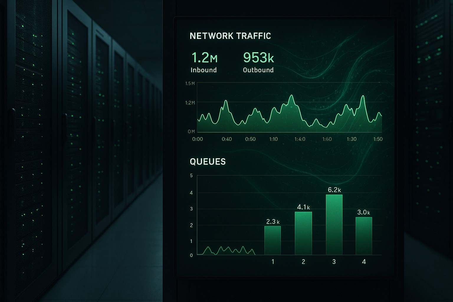Surveillance du serveur avec PHP-FPM Worker charge et les métriques de la file d'attente des requêtes