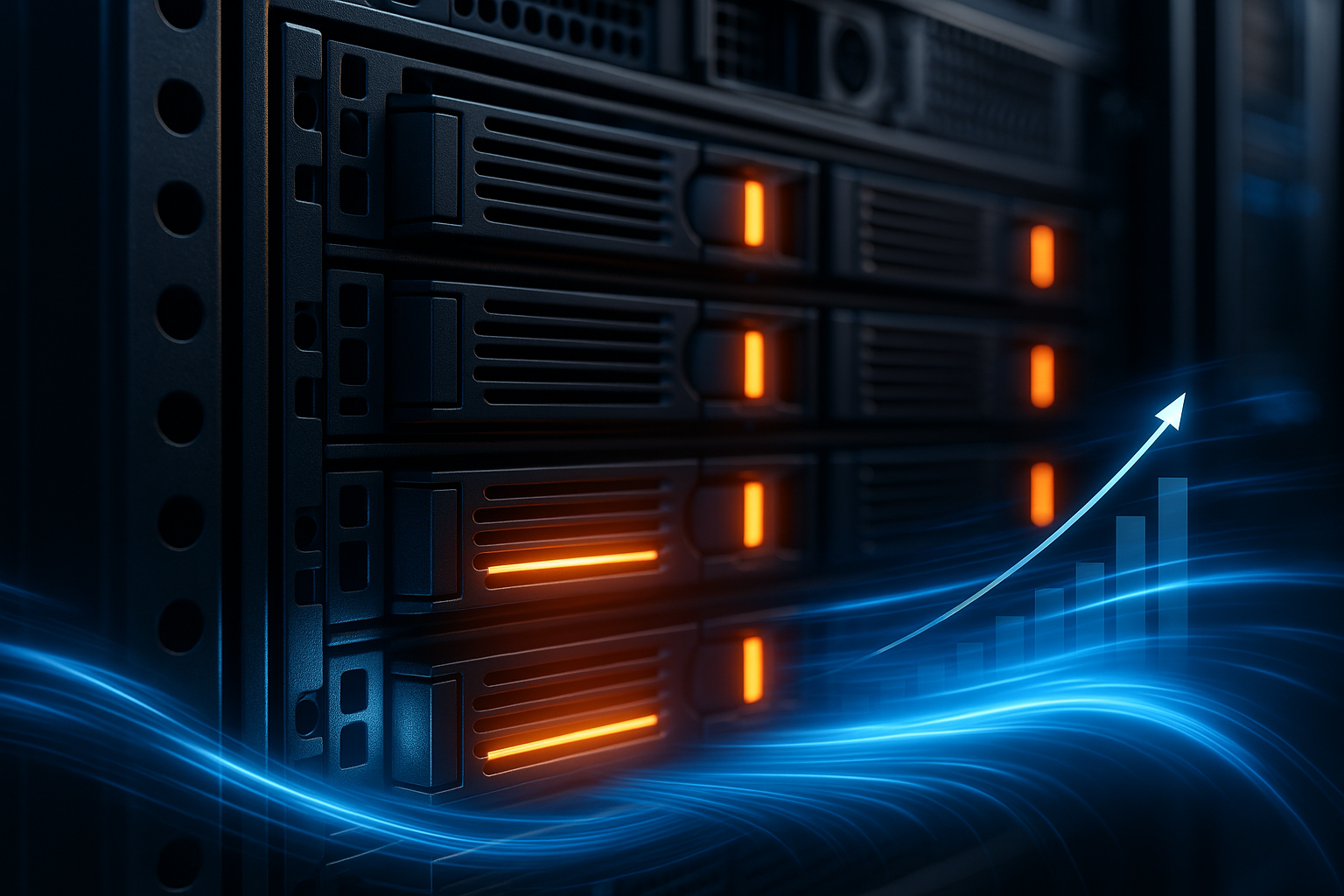 Produtividade do disco do servidor em centros de dados modernos com SSDs NVMe