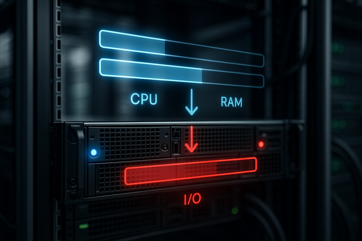 Конкуренция ресурсов сервера при хостинге с конфликтами процессора и ввода-вывода