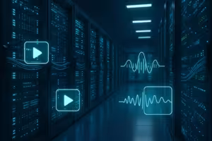 Hosting server for streaming with high bandwidth and low latency