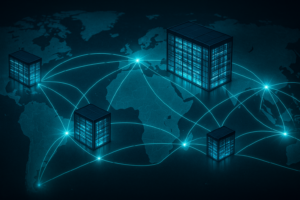 Globalna sieć anycast DNS z połączonymi centrami danych