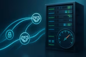 Visualisering af TLS-håndtryksoptimering med serverkomponenter og datastrømme