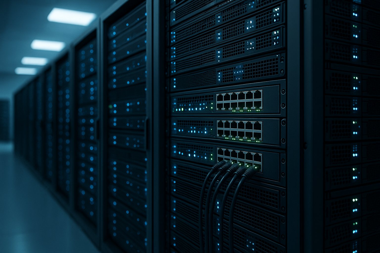 Serverrack med nätverkshårdvara för optimerad IRQ-affinitet och flerkärnig nätverksprestanda