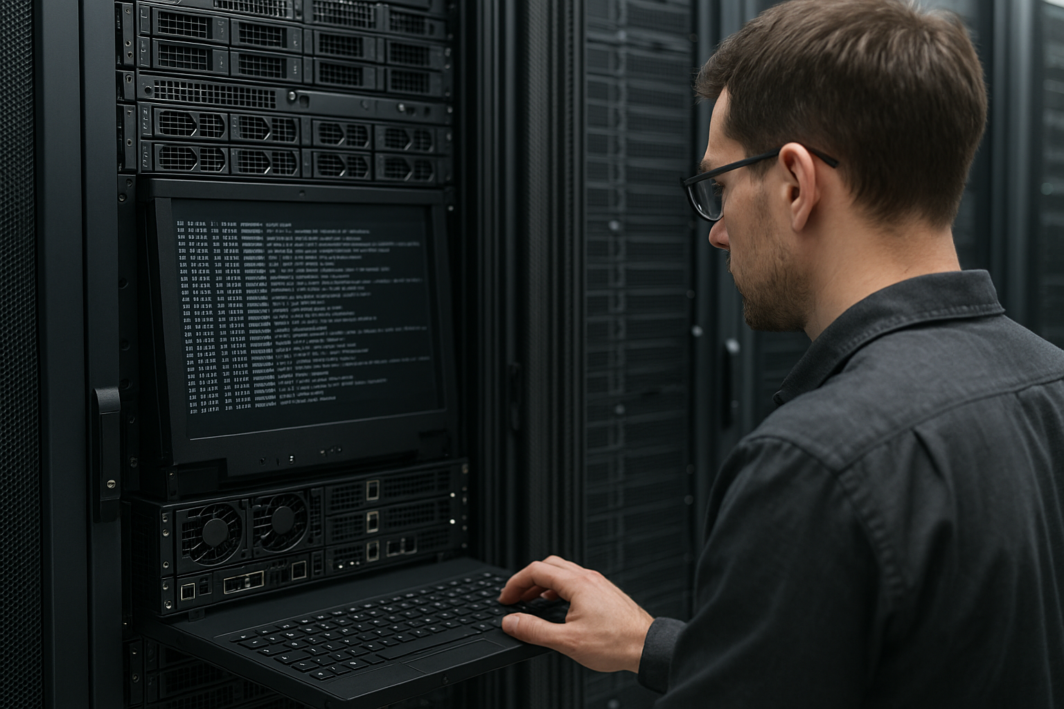 An administrator analyzes journalctl logs on a Linux server in the data center