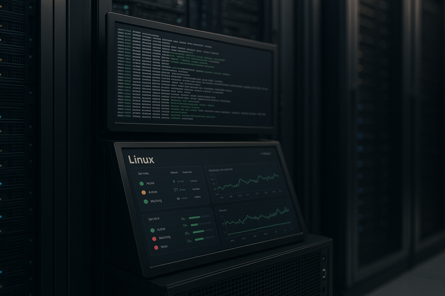 Linux Server with systemd Service Management in a Hosting Data Center