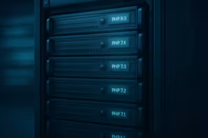 さまざまな旧バージョンのPHPとセキュリティアーキテクチャを備えたCloudLinuxサーバーラック