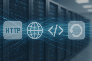 Symbolbild für HTTP Cache-Control Header und Browser-Caching in einer modernen Serverumgebung