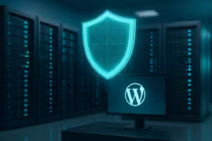 Rechenzentrum mit aktivem Web Application Firewall Schutz für WordPress Websites