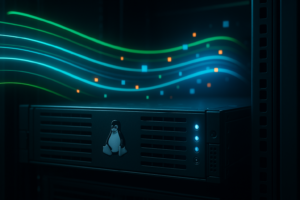 Linux-server met abstracte cacheweergave in het datacenter