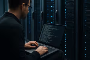 Administrator analizuje wywołania systemowe za pomocą strace na serwerze z systemem Linux