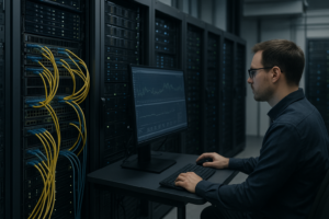 Datacenter med webservere og TCP TIME_WAIT-optimering