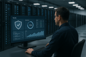 Data center with Linux servers and automated KernelCare Live Patching