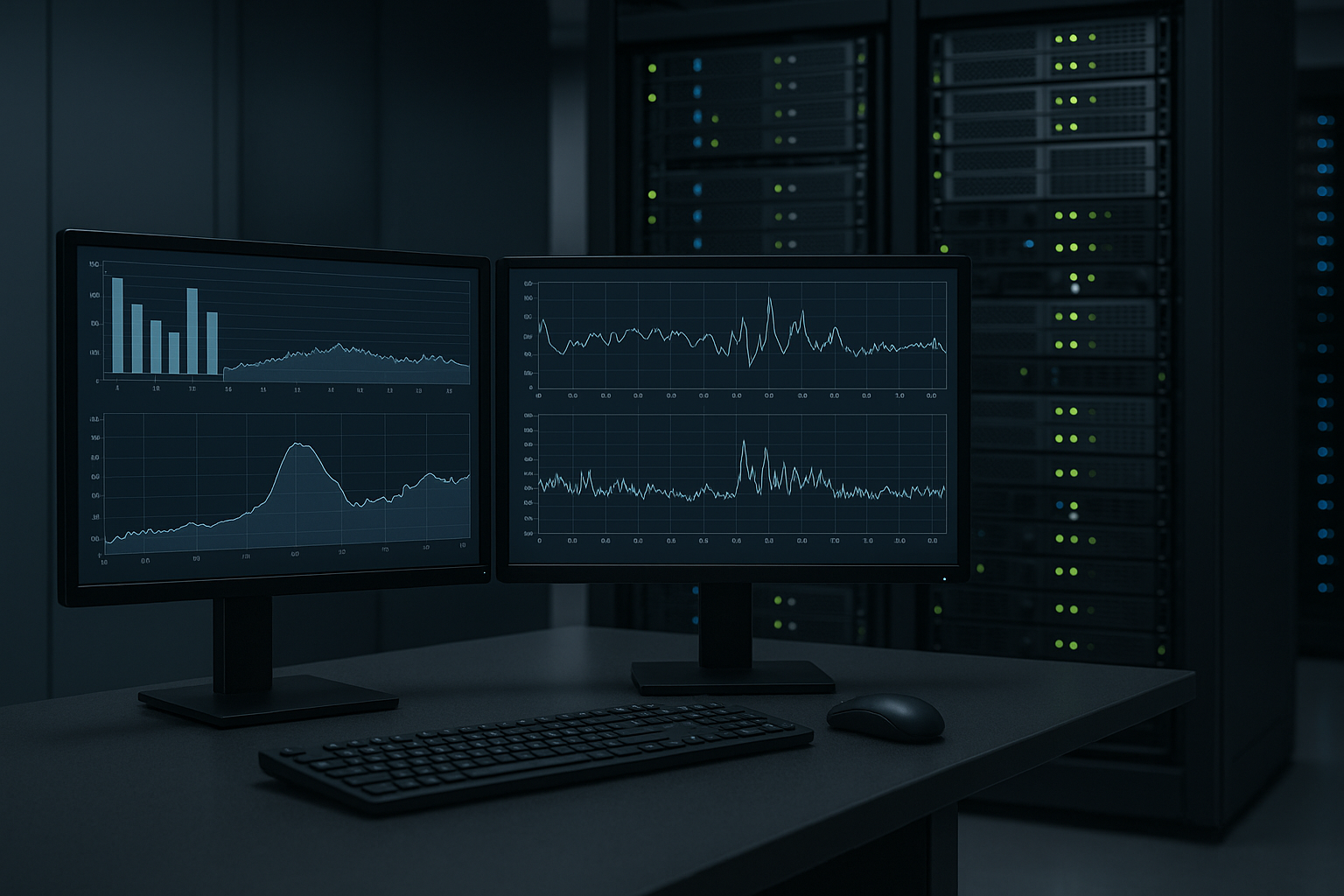 Racks de servidores y monitorización del rendimiento mediante puntos de seguimiento del núcleo de Linux