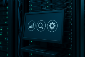 Plesk Repair Toolkit in gebruik op een server in het datacenter
